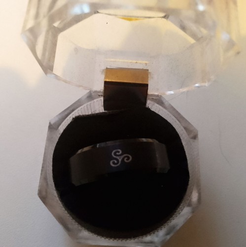 Bague triskel breton acier - triskel,