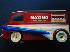 Fabrique en BRETAGNE".CITROËN HY..BOITE GÂTEAU MAXIMO"VOTRE GLACIER A DOMICILE"