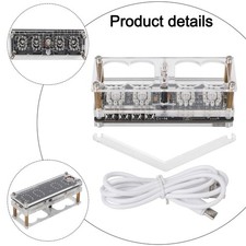 Horloge tube LED rétro