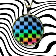 Pendentif lenticulaire spirale