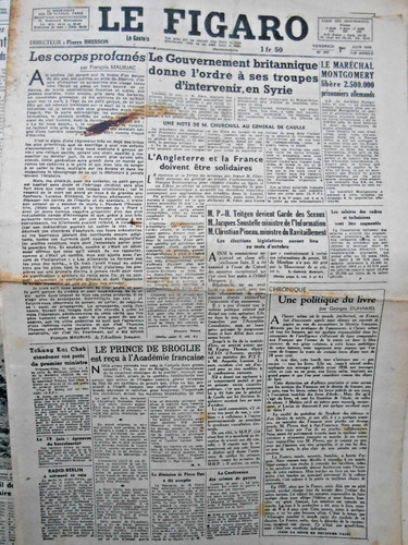 Journal ancien figaro er - ancien,