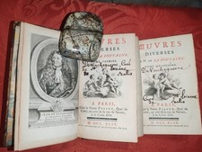 Œuvres De Jean De La Fontaine, 2 Tomes, 1744, Livres Anciens XVIIIème