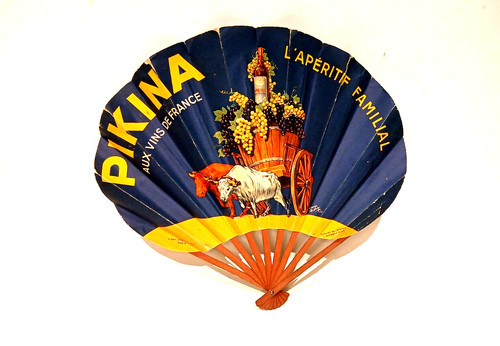 Eventail publicitaire pikina - eventail,