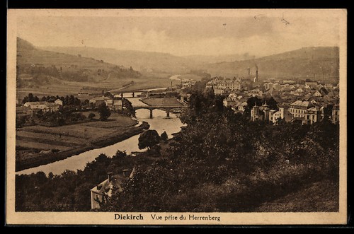 Cpa diekirch vue prise du - vue,