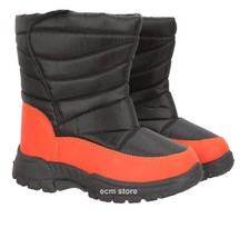 Mountain Warehouse Bottes de neige chaussures après ski Enfants Taille 28 Noir