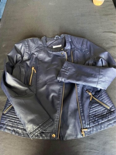 Veste simili cuir taille - simili,