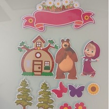 🐻🌸 Toppers Masha et Michka – Une Aventure Gourmande au Cœur de la Forêt !