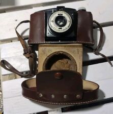 Ancien appareil photo Boyer Photax série VIII et son étuis en cuir