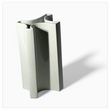 Pot Céramique Émail Blanc