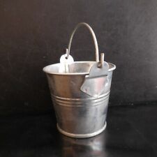 Seau miniature zinc métal