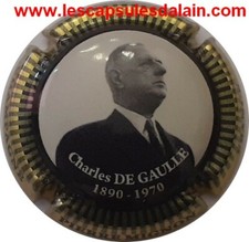 BELLE CAPSULE CHAMPAGNE PIERRE MIGNON GENERAL DE GAULLE OR REF N°180b NEWS