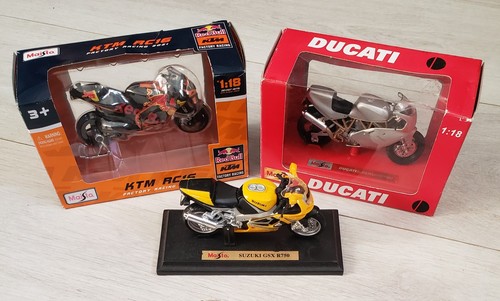 Lot moto maisto - 3, 1:18