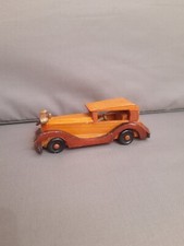 Modèle de voiture en bois rétro, automobile en bois vintage Véhicule automobile