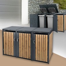 Abri pour 3 poubelles