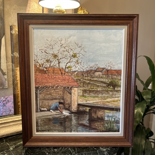 Tableau huile sur toile - tableau,