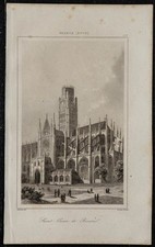 1845 - Vue de l'abbaye