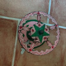 Ancien manège avion rose