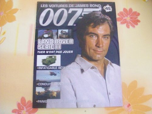 Magazine voitures james bond - voitures,