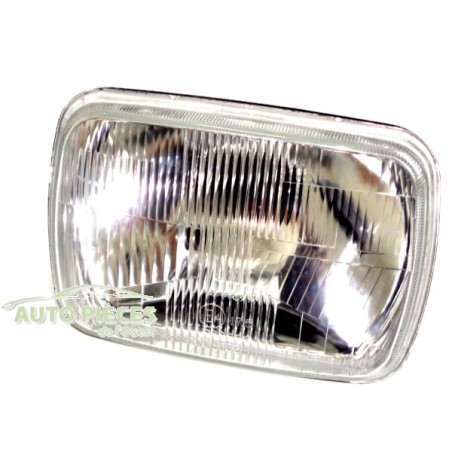 Optique rectangulaire phare - optique, h4