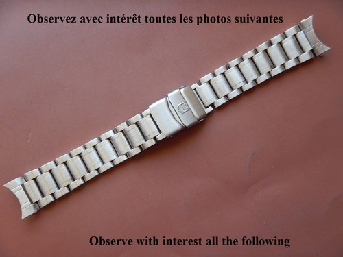 Bracelet tag heuer acier - mm,