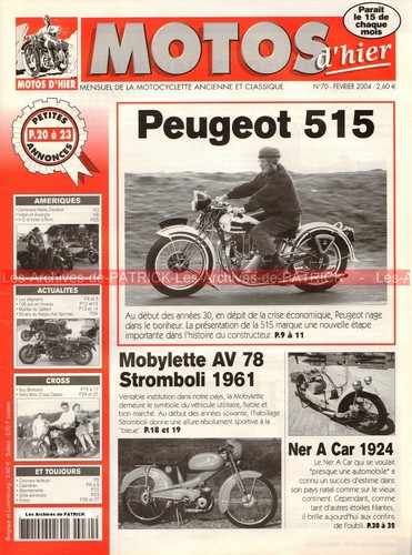Motos hier peugeot 515 - , 70