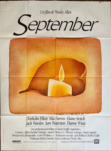 Affiche cinéma september - affiche,