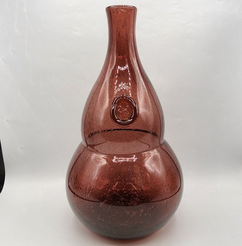 Grand vase coloquinte verre - en,