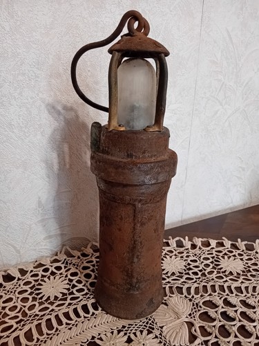 Ancienne lampe mineur - lampe, de
