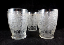 BACCARAT - 5 Verres gobelet "