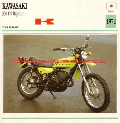 Kawasaki 350 big horn 350f9 - f9,