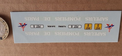 Decals decalcomanie sapeurs - decalcomanie,