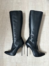 Italian Knee Boots Metal High