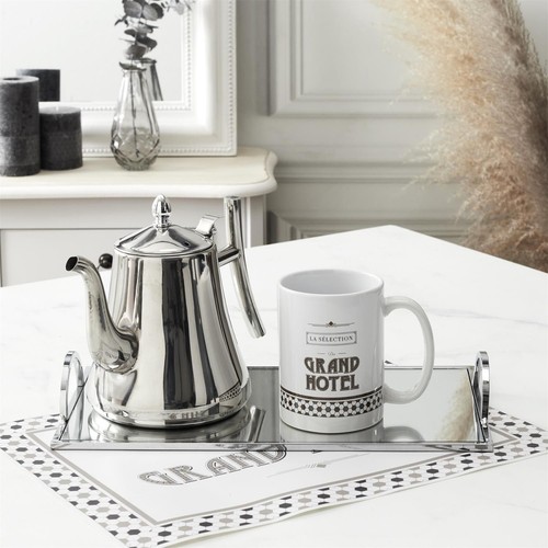 Théière inox 125cl argent - théière, "inox"