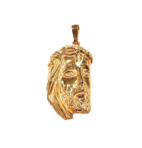 Pendentif tête christ en - christ,