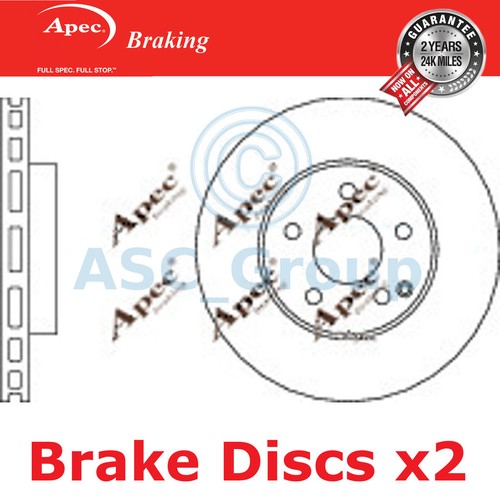 Apec braking 295mm ventilé - 2x,