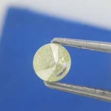 0,33CTW Rond Jaune Couleur Diamant Taille Brillante Diamant Naturel