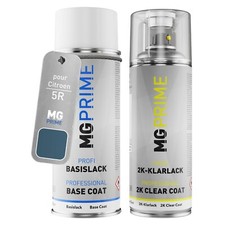 Peinture Voiture kit bombe aérosol 2C pour Citroen 5R Bleu Paname Metallic