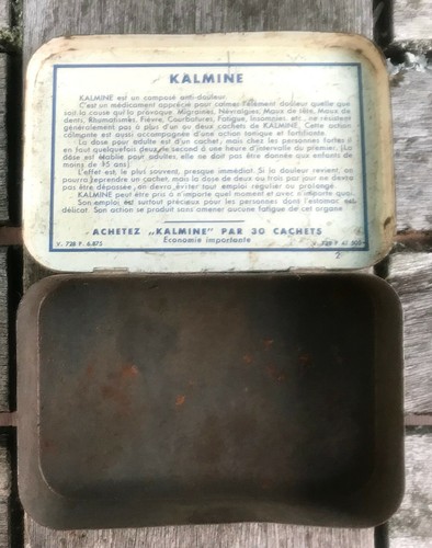 Ancienne boite publicitaire - ancienne,