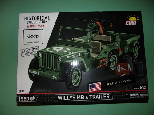 Cobi jeep willis avec - cobi, remorque