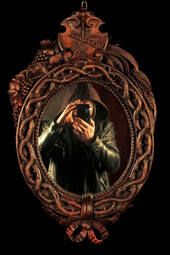 étonnant ancien miroir - et,