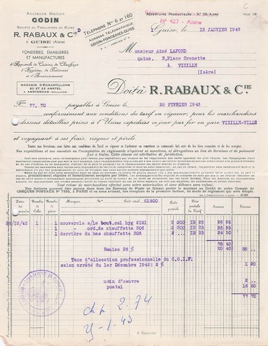 Aisne guise fondeur - guise,,