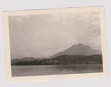 photo ancienne ?️ vue Pilatus lac Quatre Cantons 1952 rare