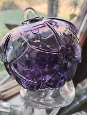 BOULE NOEL MEISENTHAL ARTI violet mauve Christmas Kugel