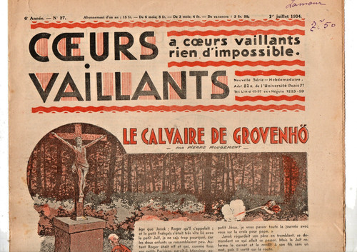 Coeurs vaillants 1934 - vaillants, n°27
