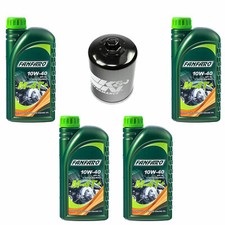 Huile Moteur Kit 10W40 4 Litre Filtre à KN148 pour TGB Lame 425 500 Lof Target