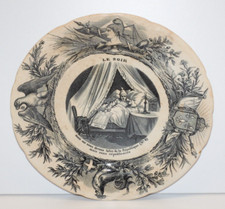 *ASSIETTE  XIXe HB CHOISY LE