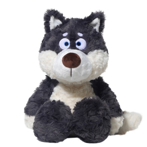 Doudou peluche loup gris cm - doudou,