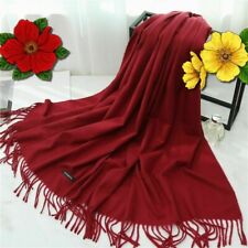 Echarpe étole châle scarf femme cachemire  top qualité bordeaux rouge vin