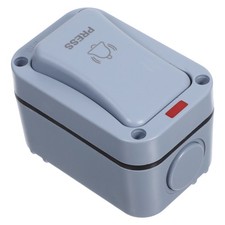  Sonnette IP66 Pour L'extérieur Bouton Poussoir Etanche Mural Étanche