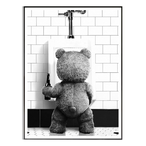 Affiche toilette poster - toilette,,